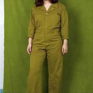 Big Bud Press Olive Green Everyday Jumpsuit Size L.